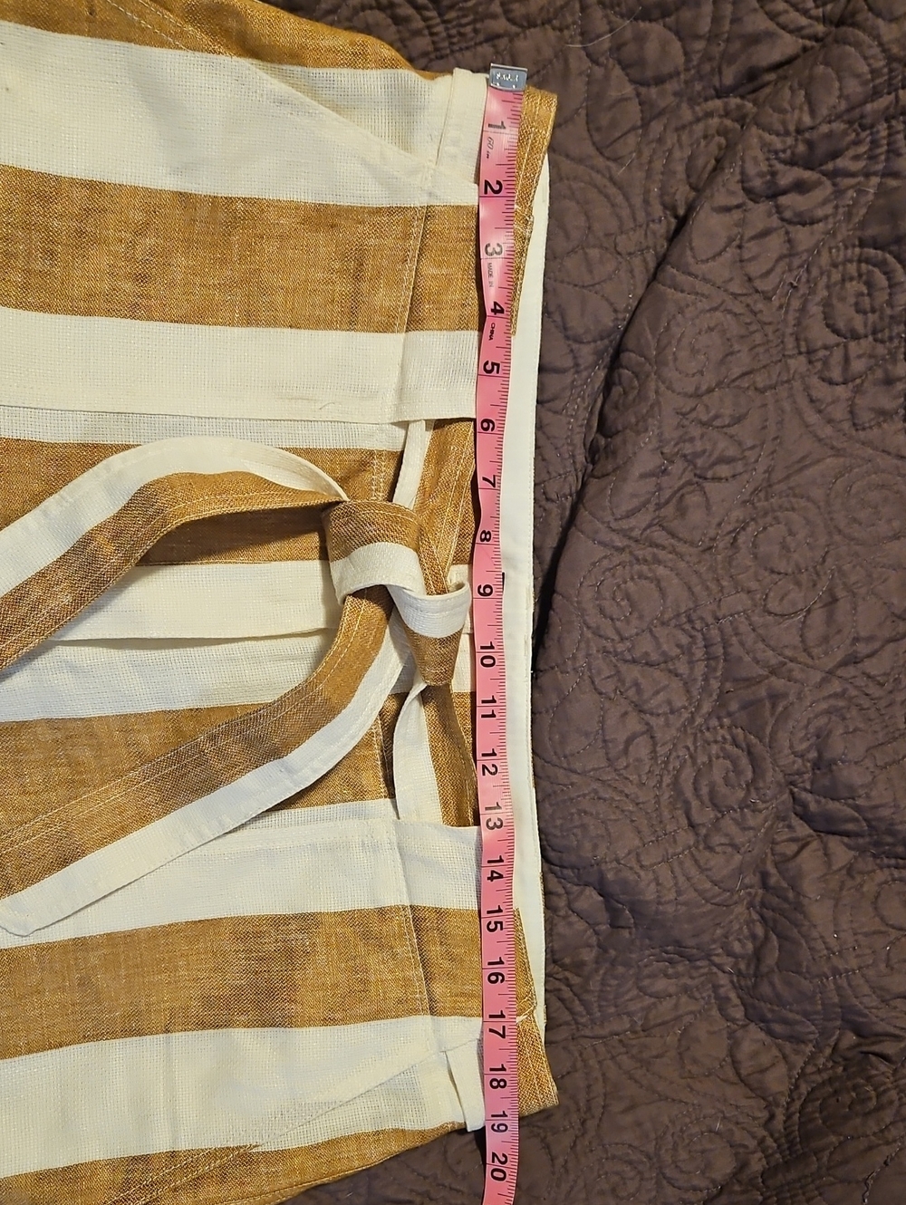 J. Crew Tie-Waist Linen Wide Leg Pants Women's Size 16 - Picture 16 of 16